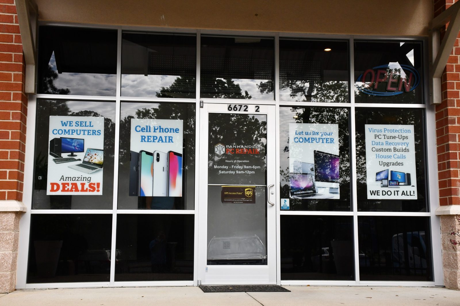 Panhandle PC storefront in Tallahassee